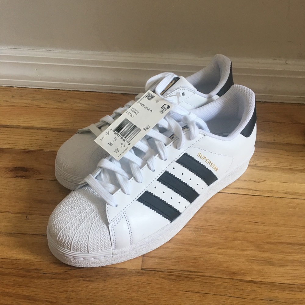 Adidas White Superstar Sneakers